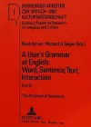 User's Grammar of English cover