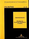 Studien Zur Saussure-Rezeption in Italien cover