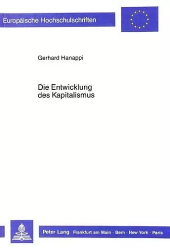 Die Entwicklung Des Kapitalismus cover