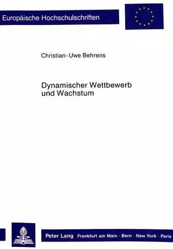 Dynamischer Wettbewerb Und Wachstum cover