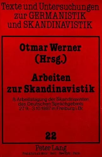 Arbeiten Zur Skandinavistik cover