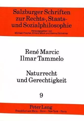 Naturrecht Und Gerechtigkeit cover