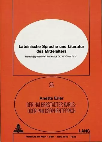 Der Halberstaedter Karls- Oder Philosophenteppich cover