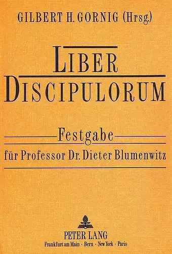 Liber Discipulorum cover