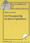 Der Therapieerfolg Bei Aelteren Aphasikern cover