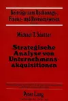 Strategische Analyse Von Unternehmensakquisitionen cover