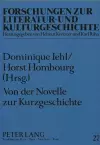 Von Der Novelle Zur Kurzgeschichte cover