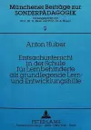 Erstsachunterricht in Der Schule Fuer Lernbehinderte ALS Grundlegende Lern- Und Entwicklungshilfe cover