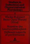 Aspekte Der Leistungsfaehigkeit -- Different Aspects of Performance cover