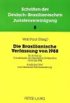 Die Brasilianische Verfassung Von 1988 cover