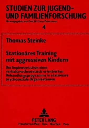 Stationaeres Training Mit Aggressiven Kindern cover