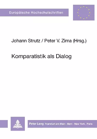 Komparatistik ALS Dialog cover