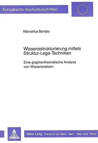 Wissensstrukturierung Mittels Struktur-Lege-Techniken cover