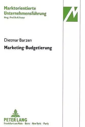 Marketing-Budgetierung cover