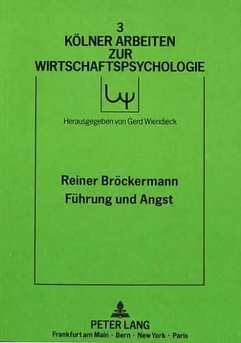 Fuehrung Und Angst cover