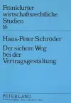 Der Sichere Weg Bei Der Vertragsgestaltung cover