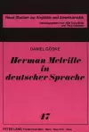 Herman Melville in Deutscher Sprache cover