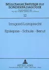 Epilepsie - Schule - Beruf cover