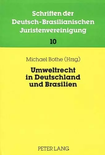 Umweltrecht in Deutschland Und Brasilien cover