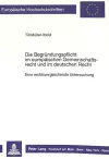 Die Begruendungspflicht Im Europaeischen Gemeinschaftsrecht Und Im Deutschen Recht cover