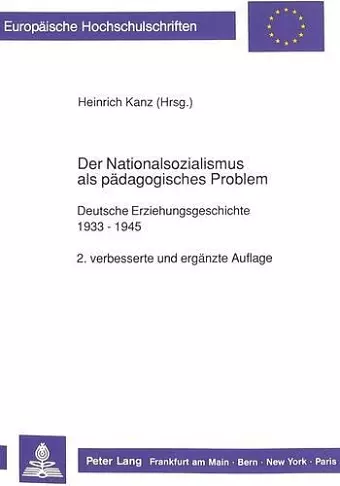 Der Nationalsozialismus ALS Paedagogisches Problem cover