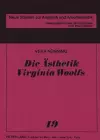 Die Aesthetik Virginia Woolfs cover