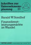 Finanzdienstleistungsmaerkte Im Wandel cover