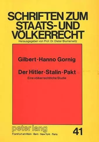 Der Hitler-Stalin-Pakt cover