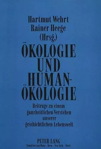 Oekologie Und Humanoekologie cover