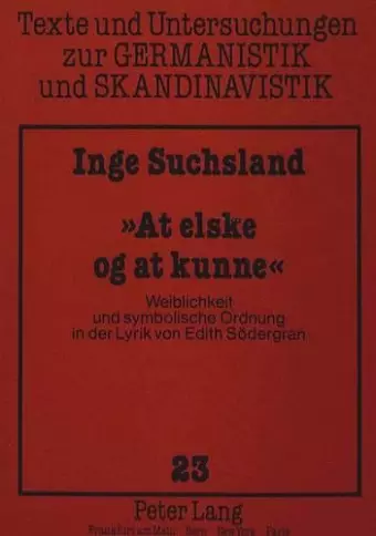 «At Elske Og at Kunne» cover