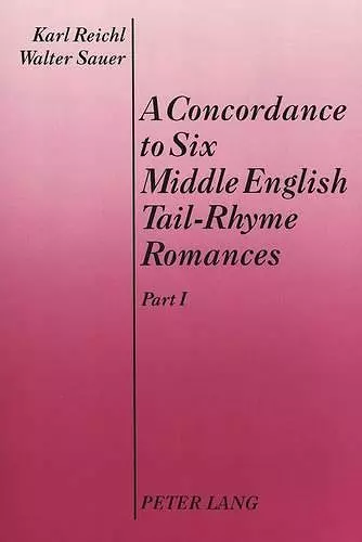 Concordance to Six Middle English Tail-Rhyme Romances cover