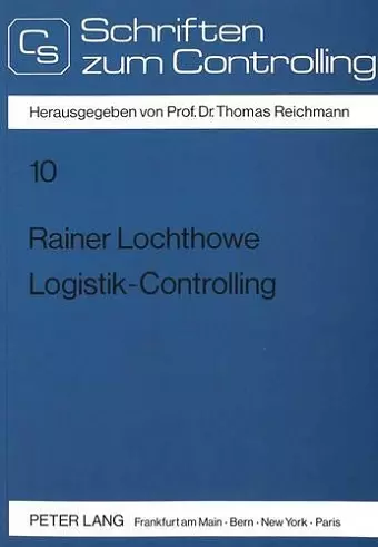 Logistik-Controlling cover