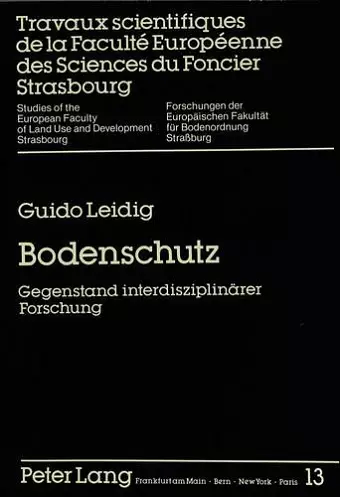 Bodenschutz cover