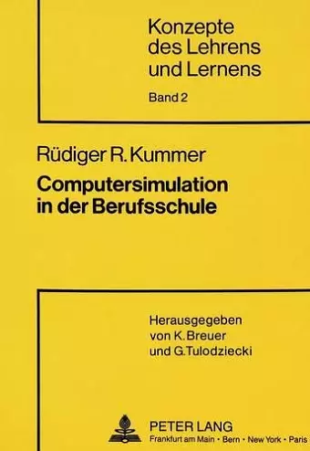 Computersimulation in Der Berufsschule cover