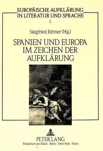 Spanien Und Europa Im Zeichen Der Aufklaerung cover