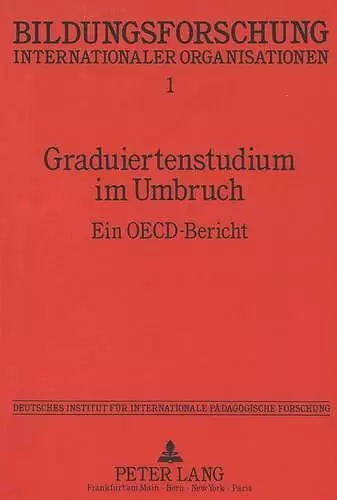 Graduiertenstudium Im Umbruch cover