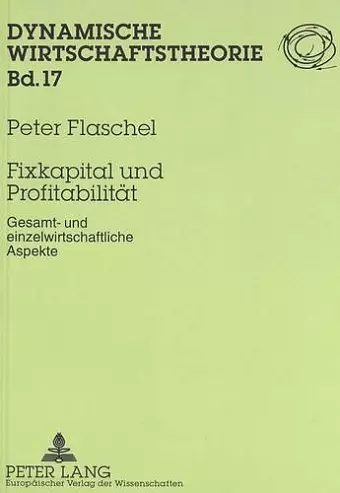 Fixkapital Und Profitabilitaet cover