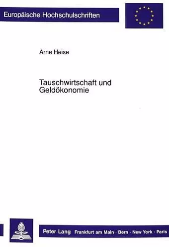 Tauschwirtschaft Und Geldoekonomie cover