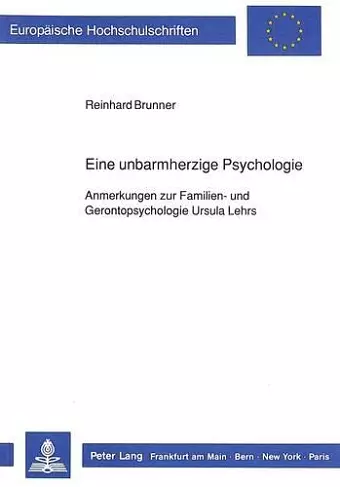 Eine Unbarmherzige Psychologie cover