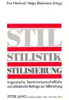 Stil - Stilistik - Stilisierung cover