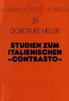 Studien Zum Italienischen «Contrasto» cover