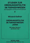 Ordnungspolitik Im Fernsehwesen: Japan cover