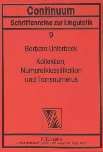 Kollektion, Numerialklassifikation Und Transnumerus cover