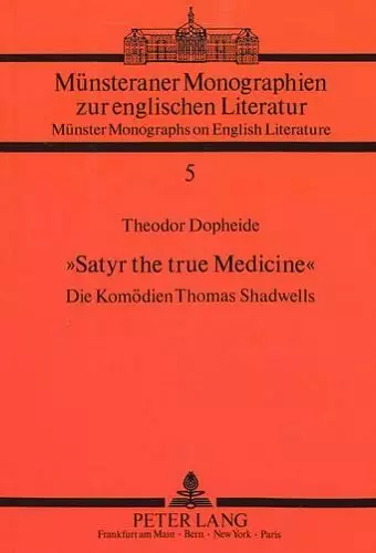 «Satyr the True Medicine» cover