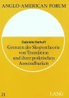 Grenzen Der Skopostheorie Von Translation Und Ihrer Praktischen Anwendbarkeit cover