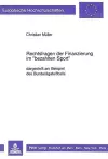 Rechtsfragen Der Finanzierung Im «Bezahlten Sport» cover