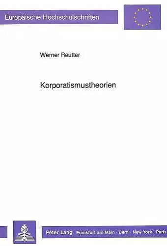 Korporatismustheorien cover