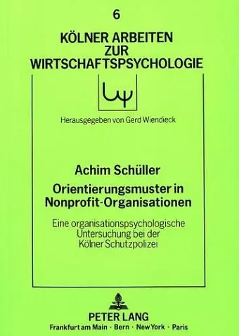 Orientierungsmuster in Nonprofit-Organisationen cover