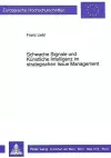 Schwache Signale Und Kuenstliche Intelligenz Im Strategischen Issue Management cover