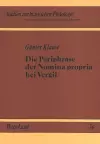 Die Periphrase Der Nomina Propria Bei Vergil cover